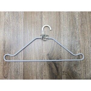 Louis Vuitton Retractable Silver-Toned Metal Rubber Clothes Hanger Travel Fold